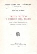 Testo critico e critica del testo