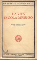LA VITA DI COLA DI RIENZO vite di uomini illustri e di uomini oscuri