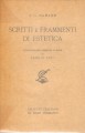 Scritti e frammenti di estetica