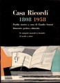 Casa Ricordi 1808  1958  Profilo sdtorico Itinerario grafico editoriale