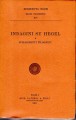 Indagini su Hegel e schiarimenti filosofici