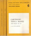 Il carteggio Tenca Maffei