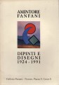Amintore Fanfani disegni 1924 1991