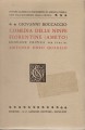 Commedia delle Ninfe Fiorentine (Ameto) edizione critica per cura di Antonio Enzo Quaglio