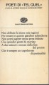 Poeti di Tel Quel a cura di Alfredo Giuliani e Jacqueline Risset
