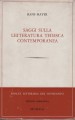 Saggi sulla letteratura tedesca contemporanea