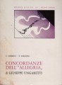 Concordanze dell'allegria di Giuseppe Ungaretti