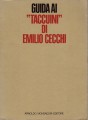 Guida ai taccuini di Emilio Cecchi