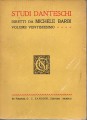 Studi danteschi volume ventiseesimo