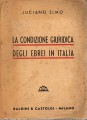 La condizione giuridica degli ebrei in Italia