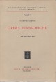 Opere filosofiche a cura di Michele Rak