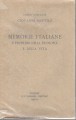 Memorie italiane e problemi della filosofia e della vita