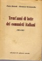 Trent'anni di lotte dei comunisti italiani 1921 - 1951