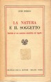 LA NATURA E IL SOGGETTO Contributo ad una concezione neorealistica del Soggetto
