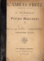 L'AMICO FRITZ   Canto e piano