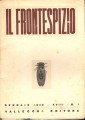 IL FRONTESPIZIO. Nr. 1 gennaio 1940 dedicato all' architettura