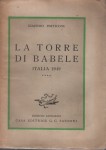 LA TORRE DI BABELE. Italia 1949
