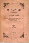 Le filippiche contra gli spagnoli precedute da un discorso di G Canestrini sulla politica piemontese nel secolo XVII