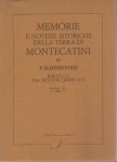 Memorie e notizie istoriche della terra di Montecatini in Valdinievole