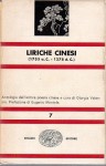 Liriche cinesi 1753 a . C. - 1278 d . C prefazione di Eugenio Montale