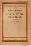 L'evoluzione creatrice antologia a cura di P Serini