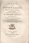 Regole  ed osservazioni della lingua toscana ridotte a metodo ed in tre libri distribuite