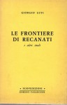 Le frontiere di Recanati e altri studi