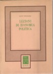 Lezioni di economia politica