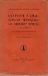 Critiche e cronache musicali di Arrigo Boito