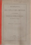 Scoperta della cripta di Santa Maria Emerenziana e di una memoria relativa alla cattedra di San Pietro nel cemeterio ostriano