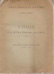 L'Italia e la futura economia Balcanica