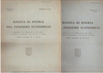 Rivista di storia del pensiero economico anno 1937