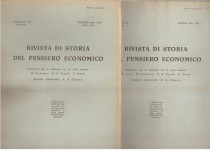 Rivista di storia del pensiero economico anno 1938