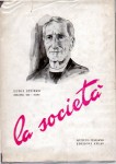 La società sua natura e leggi