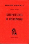 Interpretazioni di contemporanei