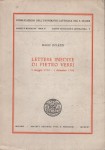 Lettere inedite di Pietro Verri  5 maggio 1759 1 dicembre 1760