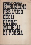 Istruzioni per l'uso degli ultimi modelli di poesia