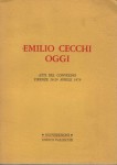 Emilio Cecchi oggi