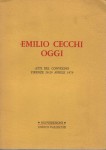 Emilio Cecchi oggi