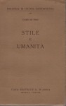 Stile e umanità