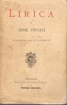 Lirica con prefazione e nota di G Carducci