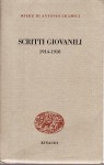 Scritti giovanili 1914 1918