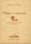 Villaggio e autonomia