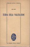 Teoria della valutazione  con un saggio introduttivo di Aldo Visalberghi