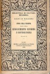 Storia della filosofia rinascimento riforma e controriforma