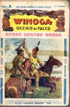 Winoga occhio di falco rosso contro rosso