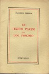 Le lezioni Pavesi di Ugo Foscolo