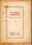 Fiamma Perenne rivista di enigmi Anno XX N 12 Dicembre 1952
