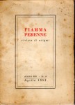 Fiamma Perenne rivista di enigmi Anno XX N 8 Aprile 1952