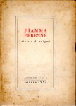 Fiamma Perenne rivista di enigmi Anno XX N 9 Giugno 1952